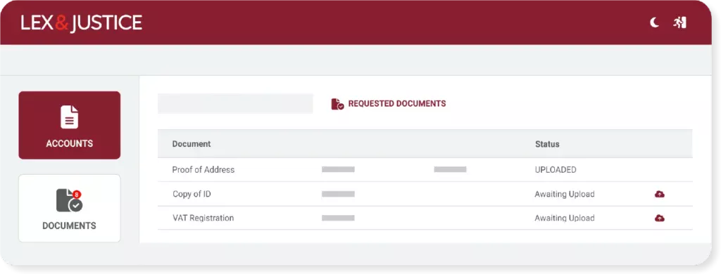 ajs legal software client portal 2